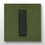 US Navy Officer Collar Device Embroidered Subdued: O-2 Lieutenant, Junior Grade (LTJG)