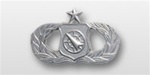 USAF Breast Badge - Mirror Finish Regulation Size: Weapons Controller - Senior