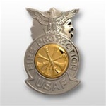 USAF Miniature Badges Mirror Finish: Deputy Fire Chief