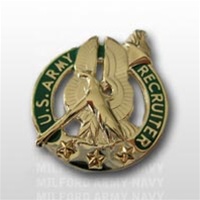 US Army Identification Badges: Recruiter Badge Gold