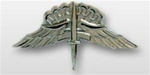 US Army Mirror Finish Regular Size Breast Badge: Freefall Jump Wings - Basic