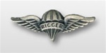 US Army Oxidized Regular Size Breast Badge: Para rigger