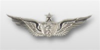 US Army Mini Mirror Finish Breast Badge: Senior Flight Surgeon - For Dress