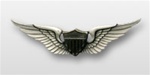 US Army Mini Oxidized 2" Blouse Size Breast Badge: Aviator