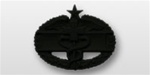 US Army Superior Subdued Metal Regular Size Breast Badge: Combat Medical (2nd Award)