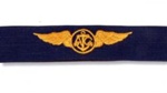 USCG Embroidered Rip Stop Breast Badge: Aircrew