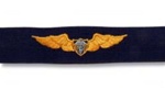 USCG Embroidered Rip Stop Breast Badge: Flight Surgeon