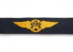 USCG Embroidered Rip Stop Breast Badge: Rescue Swimmer