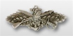 US Navy Regulation Size Breast Badge: Seabee Combat Warfare Specialist (USS) - Enlisted - Oxidized Finish