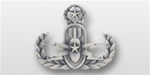 US Navy Regulation Size Breast Badge: Explosive Ordnance Disposal - Master - Oxidized Finish