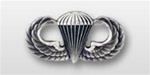 US Navy Regulation Size Breast Badge: Parachutist - Basic - Oxidized Finish