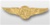 USCG Mini Breast Bagde: Aircrew - Gold Mirror Finish