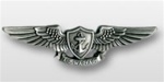 US Navy Mini Breast Badge: Aviation Warfare Specialist - Oxidized Finish