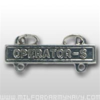 US Army Mirror Finish Qualification Bar: Operator S