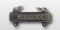 US Army Mirror Finish Qualification Bar: Grenade
