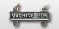 US Army Oxidized Qualification Bar: Machine Gun