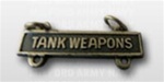 US Army Oxidized Qualification Bar: Tank Weapons