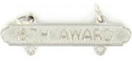 USMC Requal Bar:  Rifle -  6TH AWARD - Mirror Finish