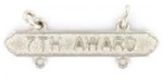 USMC Requal Bar:  Rifle -  7TH AWARD - Mirror Finish