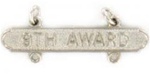 USMC Requal Bar:  Rifle -  9TH AWARD - Mirror Finish