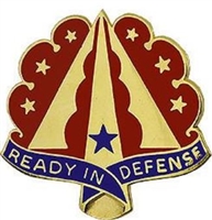 35th Air Defense Artillery Brigade - Motto: READY IN DEFENSE (Set of 3)