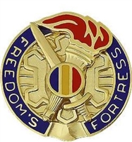 US Army Unit Crest: Training Doctine Command - Motto: FREEDOM'S FORTRESS (Set of 3)