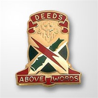 US Army Unit Crest: 108th Air Defense Artillery - Motto: DEEDS ABOVE WORDS (Set of 3)