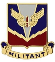 US Army Unit Crest: Air Defense Artillery School - Motto: Militant (Set of 3)