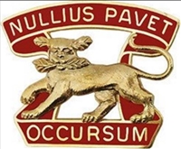US Army Unit Crest: 7th Air Defense Artillery - Motto: NULLIUS PAVET OCCUSUM (Set of 3)
