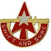 US Army Unit Crest: 32nd Air Denfense Artillery Command - Motto: SWIFT SURE (Set of 3)