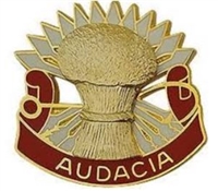 US Army Unit Crest: 4th Air Defense Artillery - Motto: AUDACI A (Set of 3)
