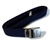 Blue Cotton Web Belt with Mirror Finish Buckle & Tip - 44 Inch Cut