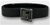 US Army Belt with Buckle: Black Elastic with Black Open Face Buckle & Tip - 44 Inch Cut
