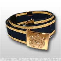 US Army Belt: EM Ceremonial - Adjustable up to 51 Inches
