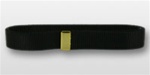 US Navy Female Black Belt: Nylon with 24k Gold Tip - No Buckle - 39" long
