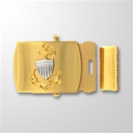 USCG CPO E7 Emblem Gold Satin Buckle and Tip