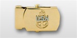 US Navy Insignia Buckle Female: E-7 Chief Petty Officer (CPO) - Gold