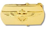 US Navy Buckle for Male Personnel: Navy & Marine Corps Parachute - Enlisted - 3" - 1 1/4" Wide - Silver