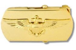 US Navy Buckle for Male Personnel: Aviator - 3"