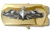 US Navy Buckle for Male Personnel: Surface Warefare - Chief Petty Officer - 3" - 1 1/4" Wide - Gold