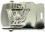 US Navy Insignia Buckle Male: Enlisted - USN Emblem with Eagle