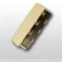USMC Belt Tip: 24k to be also used with Anodized Buckle (tip only) - MALE
