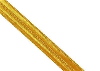 USCG Sleeve Lace - 30" Cut: 1/2" Gold Synthetic