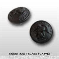 USMC Buttons: Cap Screw  - Black