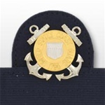 USCG Cap Device On Stretch Band: Enlisted