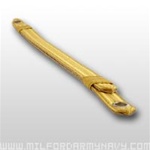 US Navy Cap Accessory: Officer 1/2" -  Gold - Cap Strap