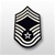 USAF Chevron - Full Color: E-9 Chief Master Sergeant (CMSgt) - Large - Male