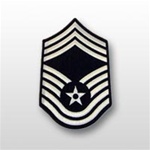 USAF Chevron - Full Color: E-9 Chief Master Sergeant (CMSgt) - Large - Male