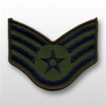 USAF Subdued Chevrons: E-5 Staff Sergeant (SSgt) - Large - Male