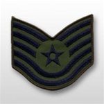 USAF Subdued Chevrons: E-6 Technical Sergeant (TSgt) - Large - Male